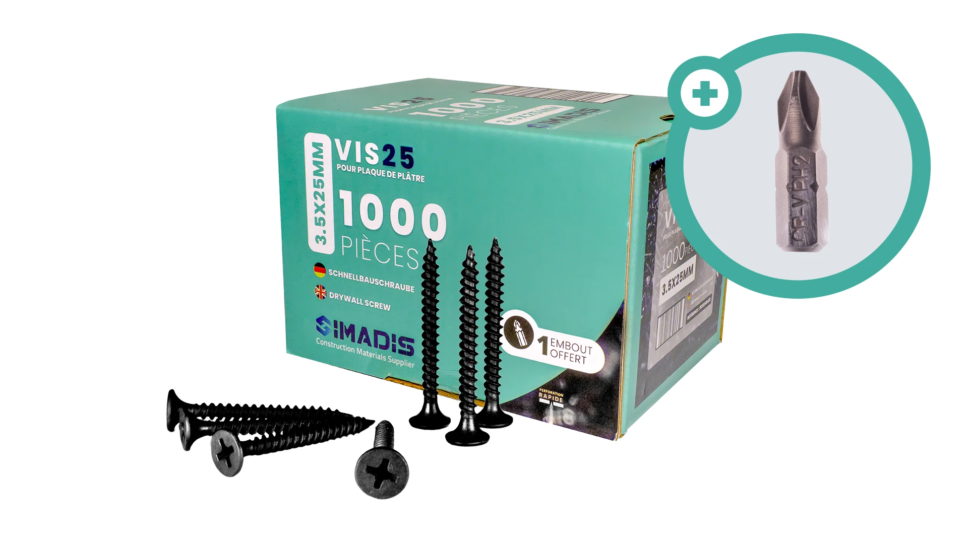 Photographie Produits Vis Simadis